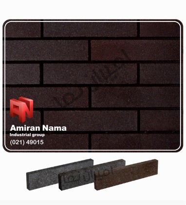 Black facade refractory brick with manganese metal M311-732
